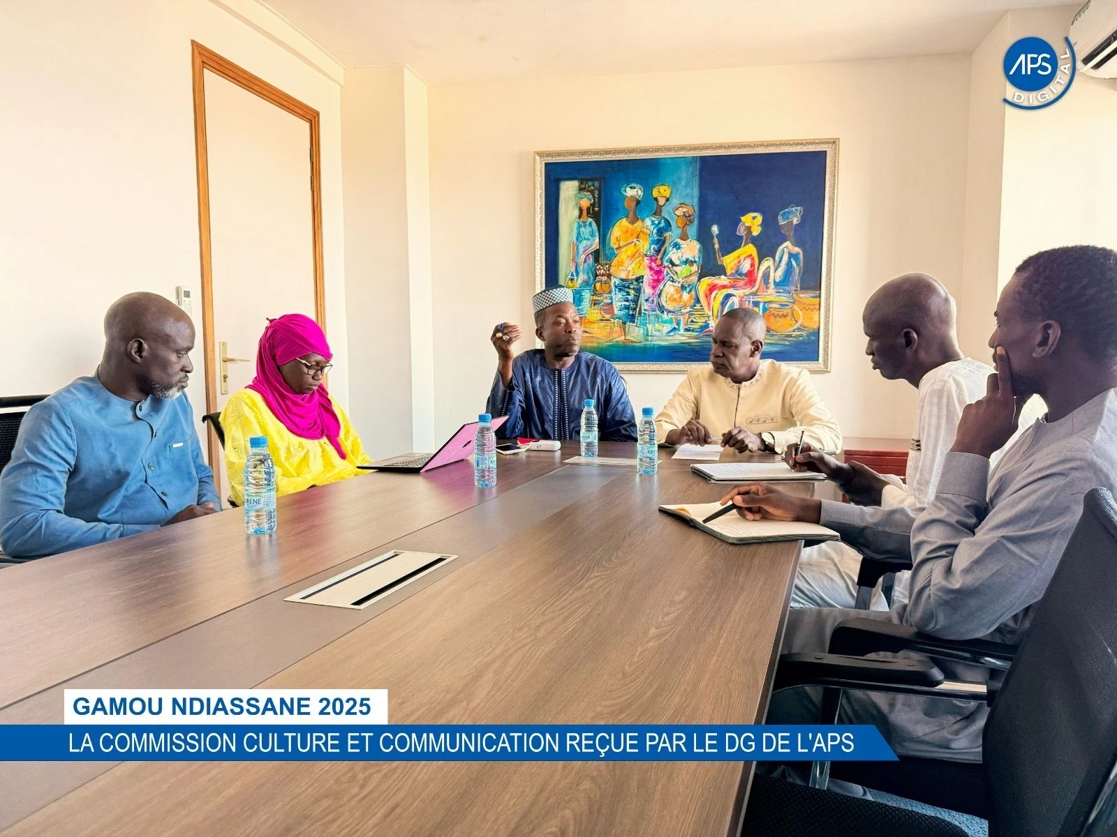Gamou Ndiassane 2025 : La commission culture et communication reçue par la DG de l'APS