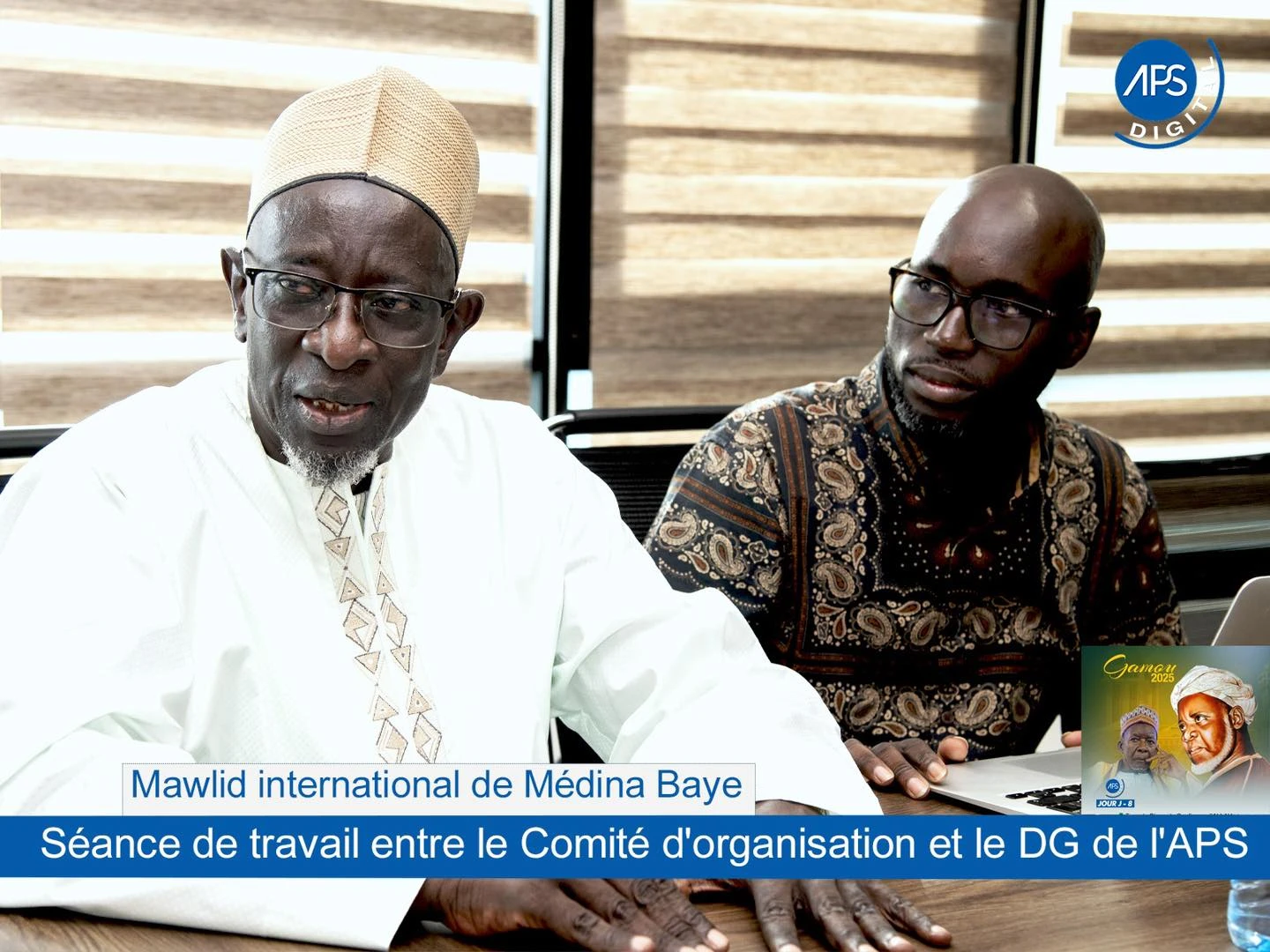 Mawlid international de Médina Baye : Séance de travail entre le Comité d'organisation et le DG de l'APS