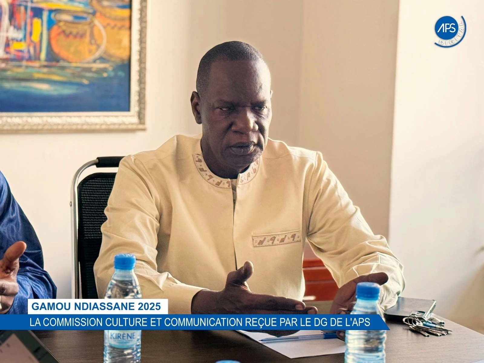 Gamou Ndiassane 2025 : La commission culture et communication reçue par la DG de l'APS