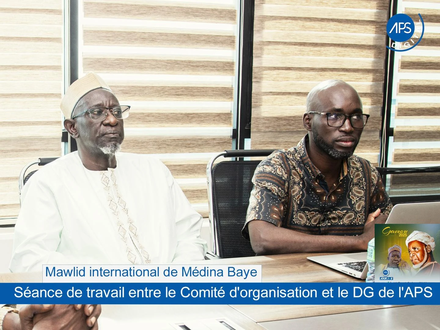 Mawlid international de Médina Baye : Séance de travail entre le Comité d'organisation et le DG de l'APS