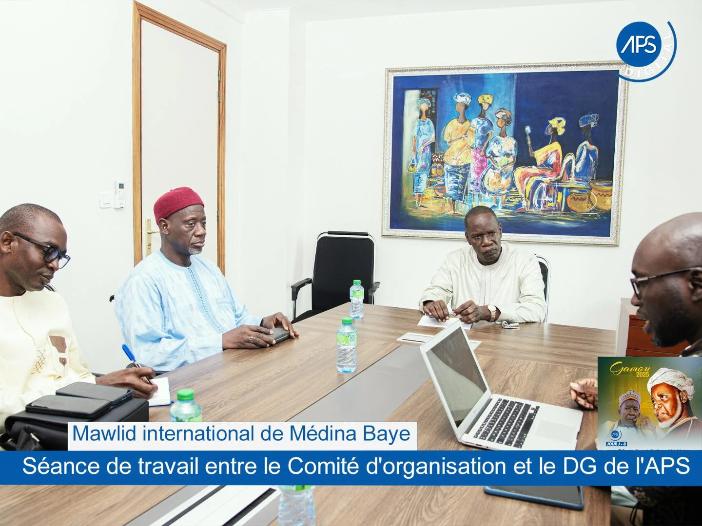 Mawlid international de Médina Baye : Séance de travail entre le Comité d'organisation et le DG de l'APS