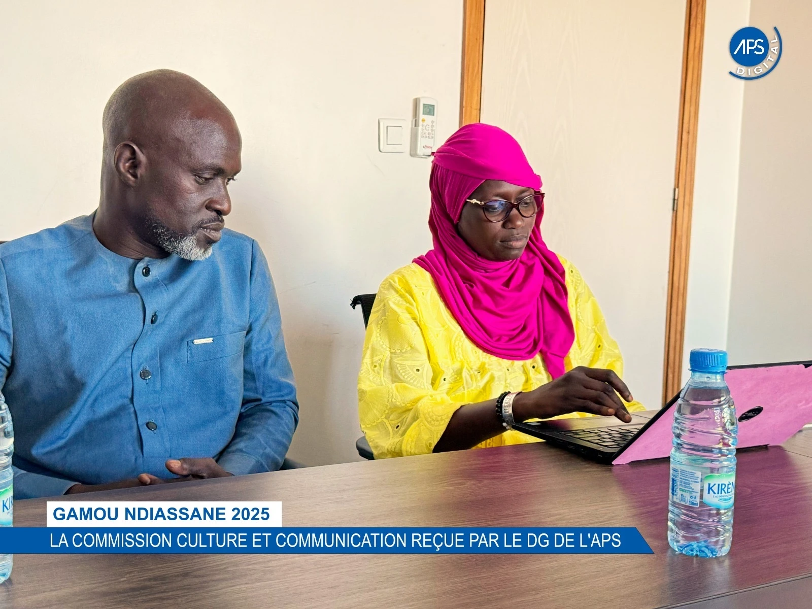 Gamou Ndiassane 2025 : La commission culture et communication reçue par la DG de l'APS