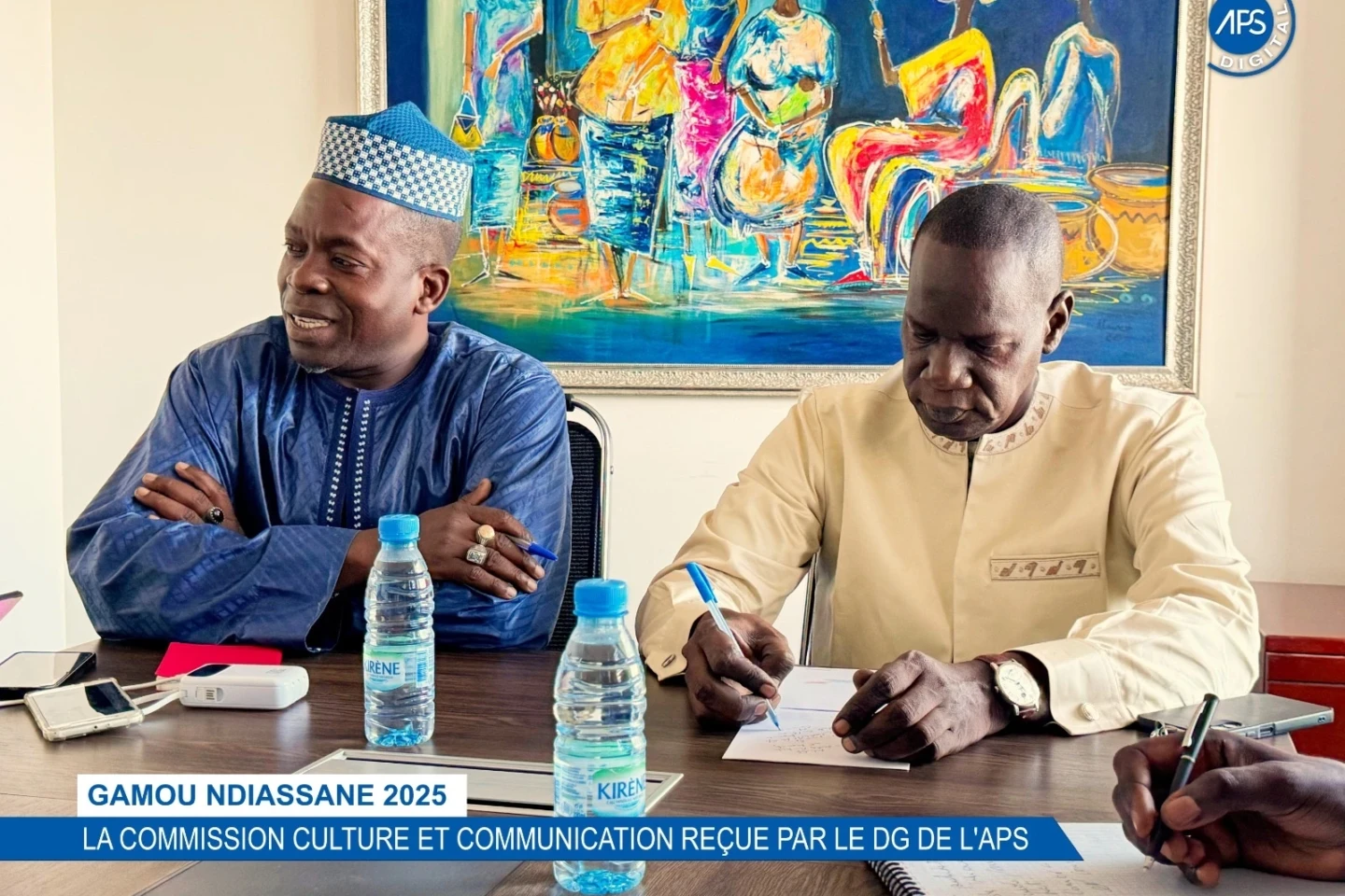 Gamou Ndiassane 2025 : La commission culture et communication reçue par la DG de l’APS
