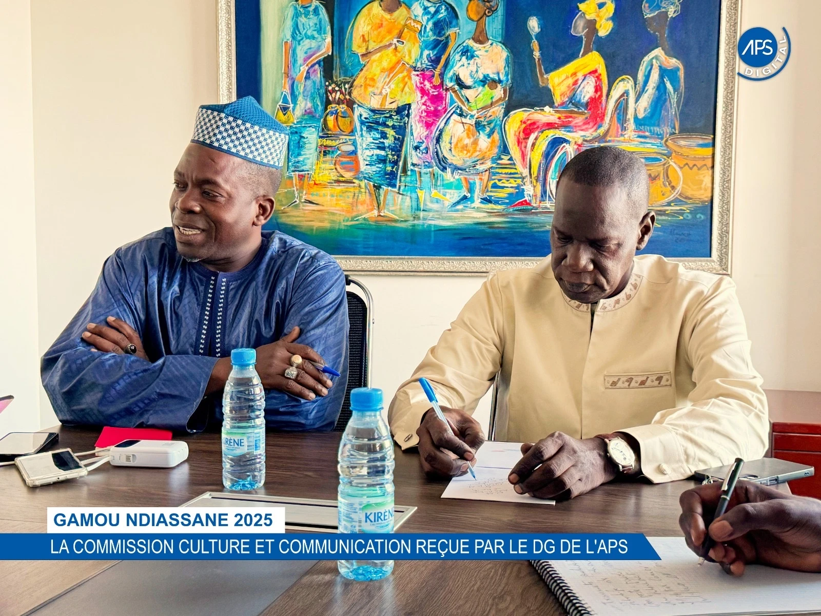 Gamou Ndiassane 2025 : La commission culture et communication reçue par la DG de l'APS