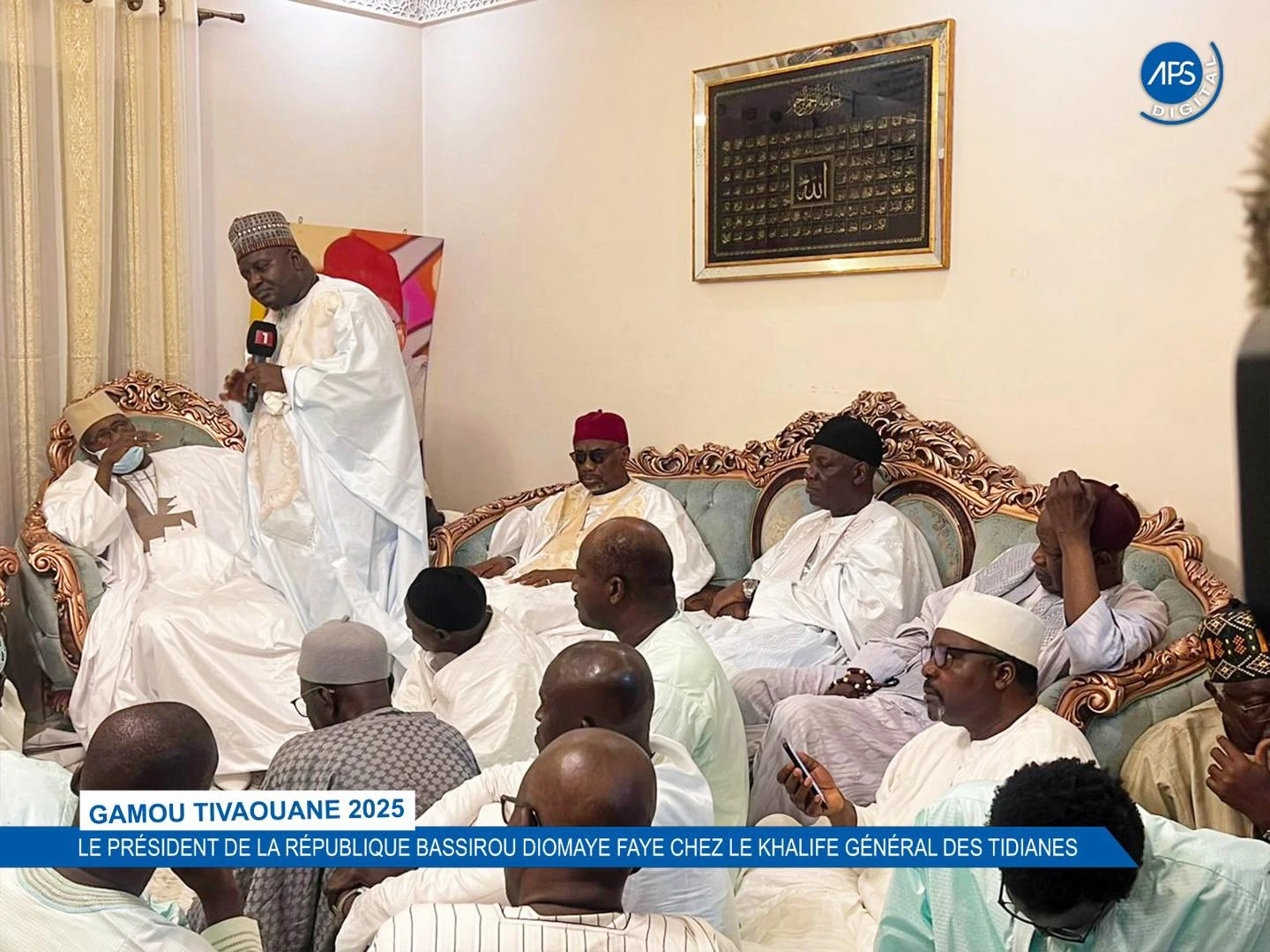 Gamou Tivaouane 2025 : Le président de la République Bassirou Diomaye Faye chez le Khalife Général des Tidianes