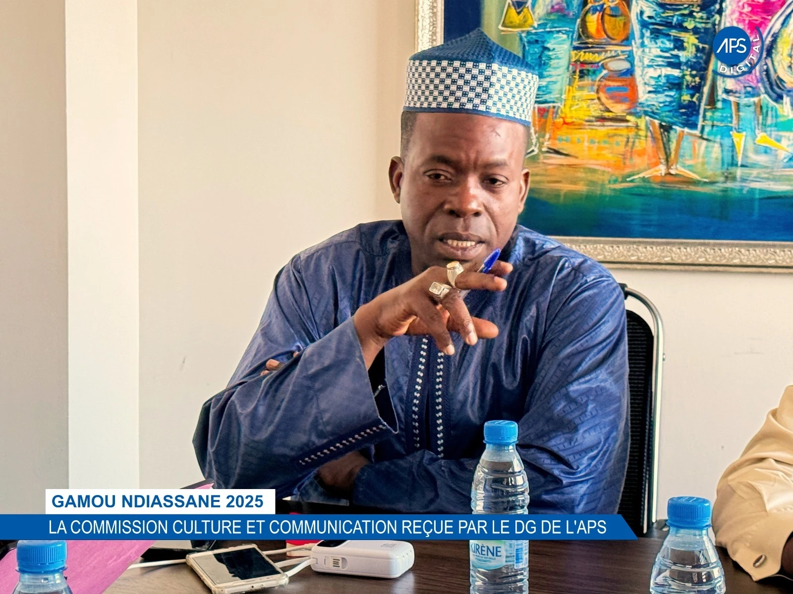 Gamou Ndiassane 2025 : La commission culture et communication reçue par la DG de l'APS