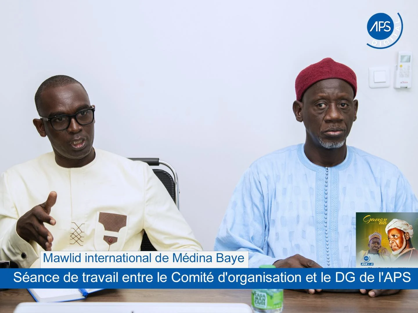 Mawlid international de Médina Baye : Séance de travail entre le Comité d'organisation et le DG de l'APS