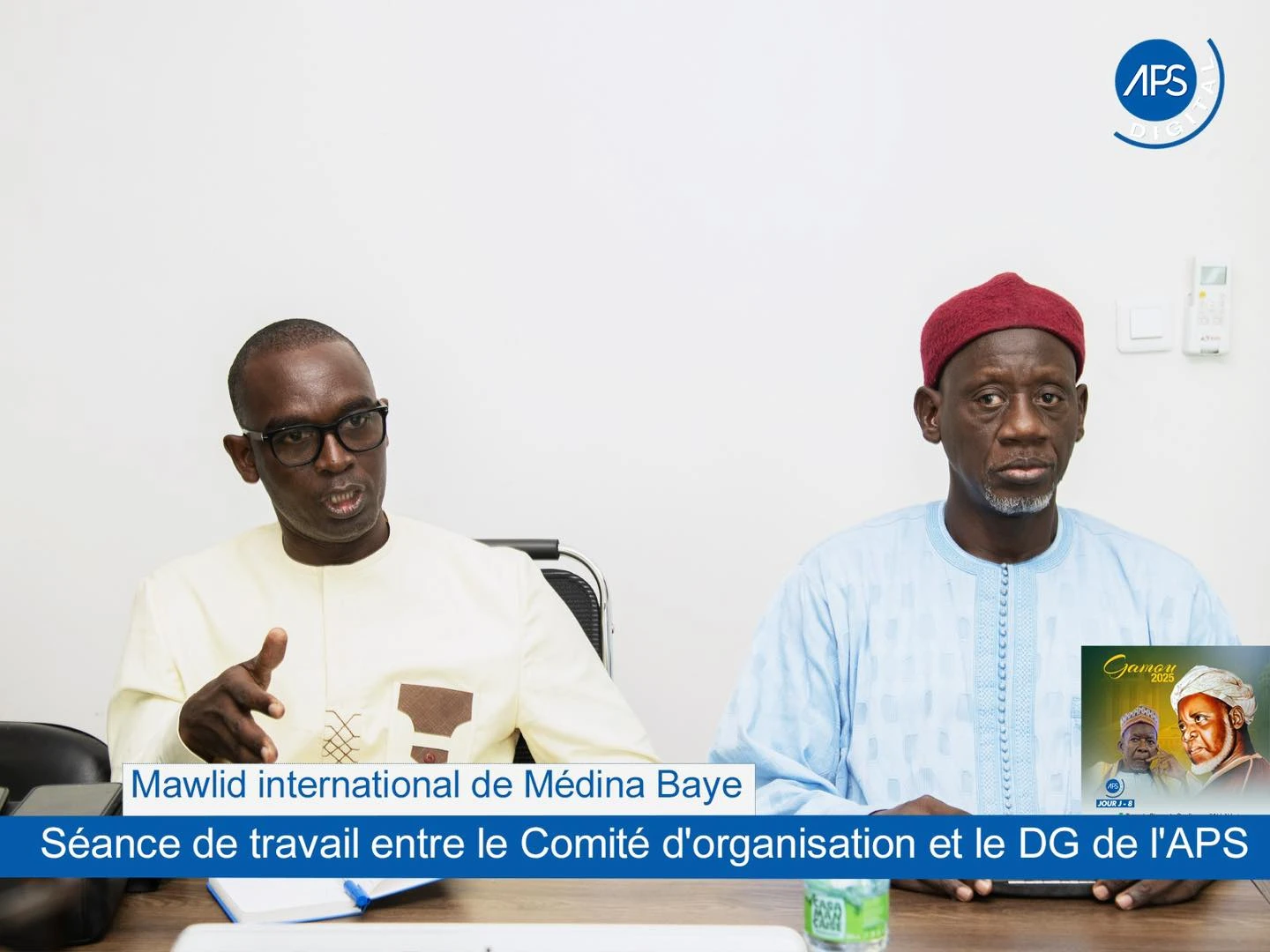 Mawlid international de Médina Baye : Séance de travail entre le Comité d'organisation et le DG de l'APS