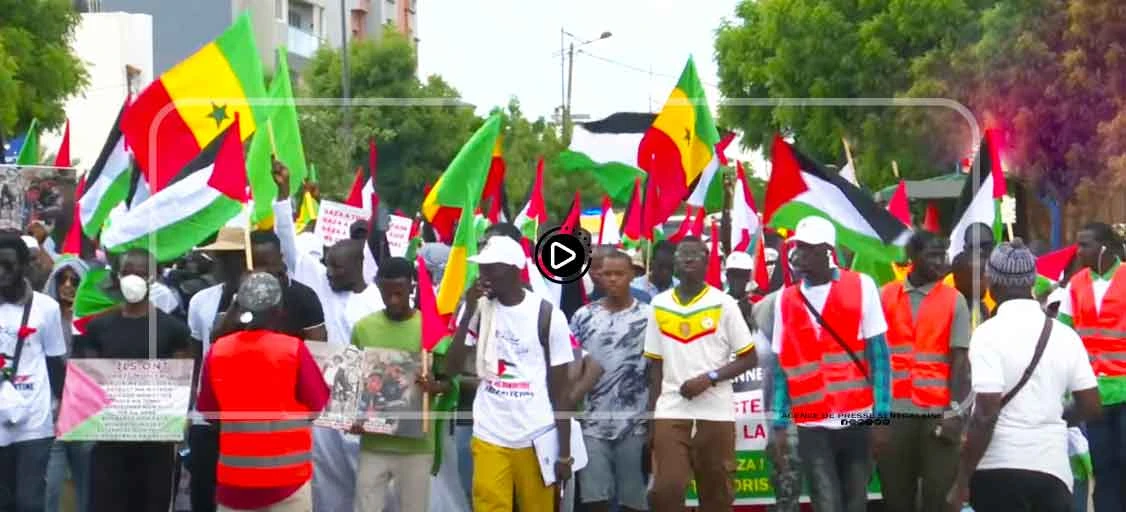 Gaza : Le Sénégal dans la rue pour dire stop au génocide