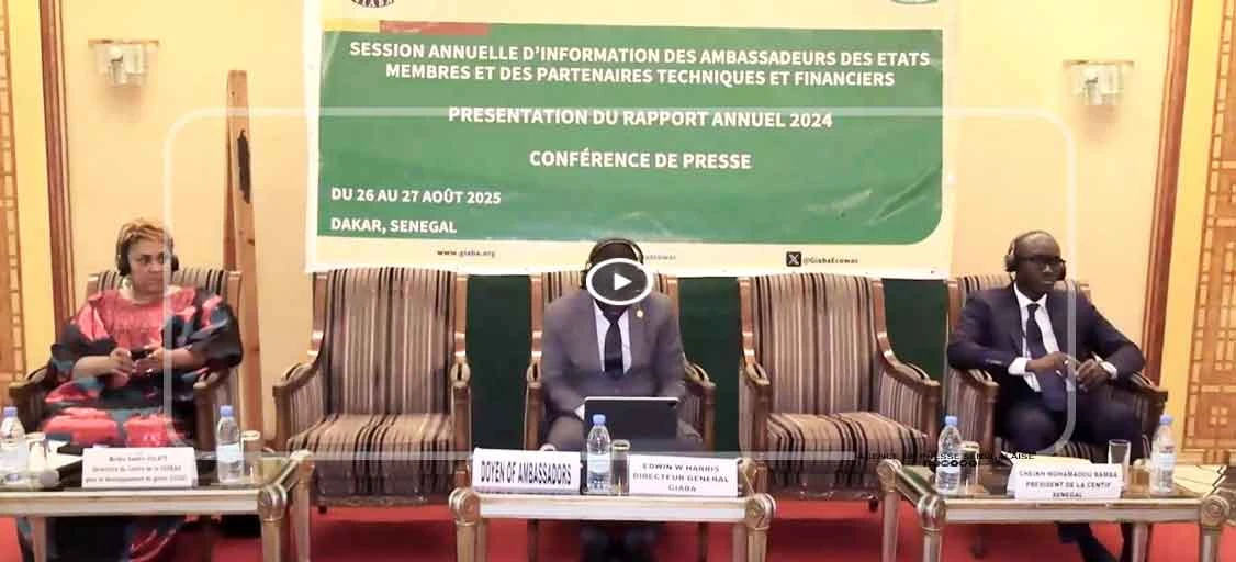 Lutte contre le blanchiment d’argent Le GIABA dévoile son rapport annuel 2024 pour l’Afrique de l’Ouest