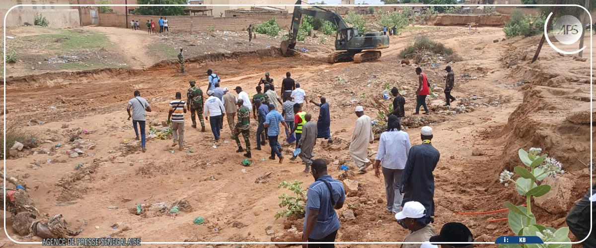 Inondations : une digue de protection en cours de construction pour atténuer la vitesse de l'eau des deux rivières qui ceinturent Thilogne (ministre)
