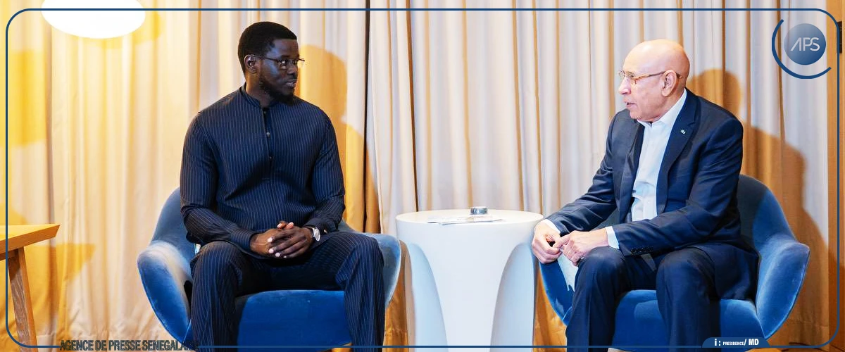 Bassirou Diomaye Faye s’entretient avec son homologue mauritanien, à Yokohama