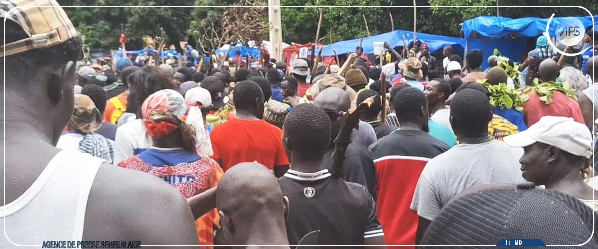 A Thiobon, des centaines de jeunes entament le "Boukout", l'entrée dans le bois sacré