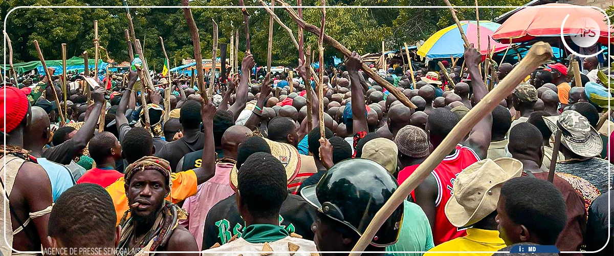 A Thiobon, des centaines de jeunes entament le "Boukout", l'entrée dans le bois sacré