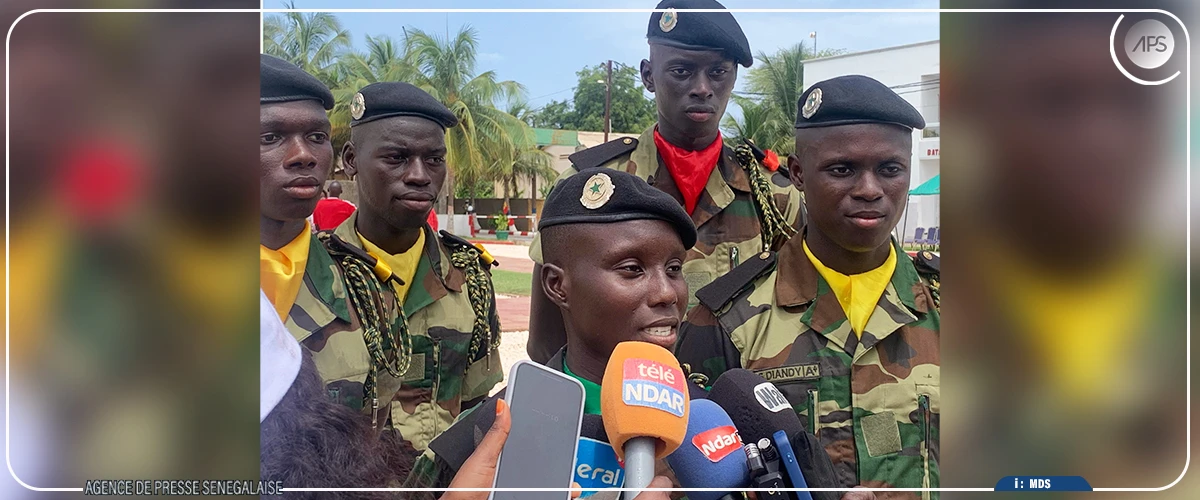 Dakar-Bango : le drapeau présenté à 1803 nouvelles recrues