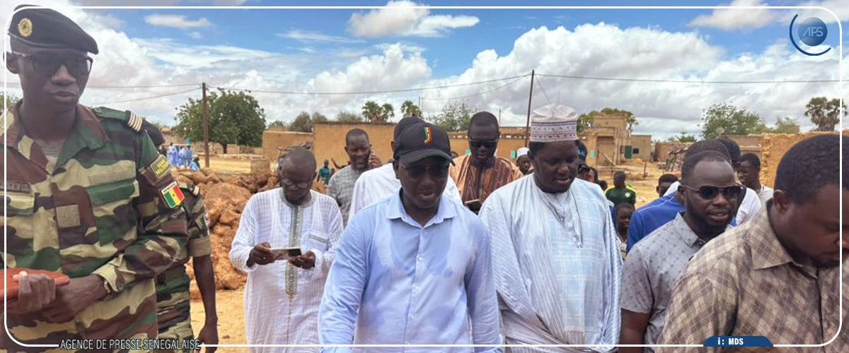Cheikh Tidiane Dièye visite les ouvrages d’assainissement de Daara Halaybé