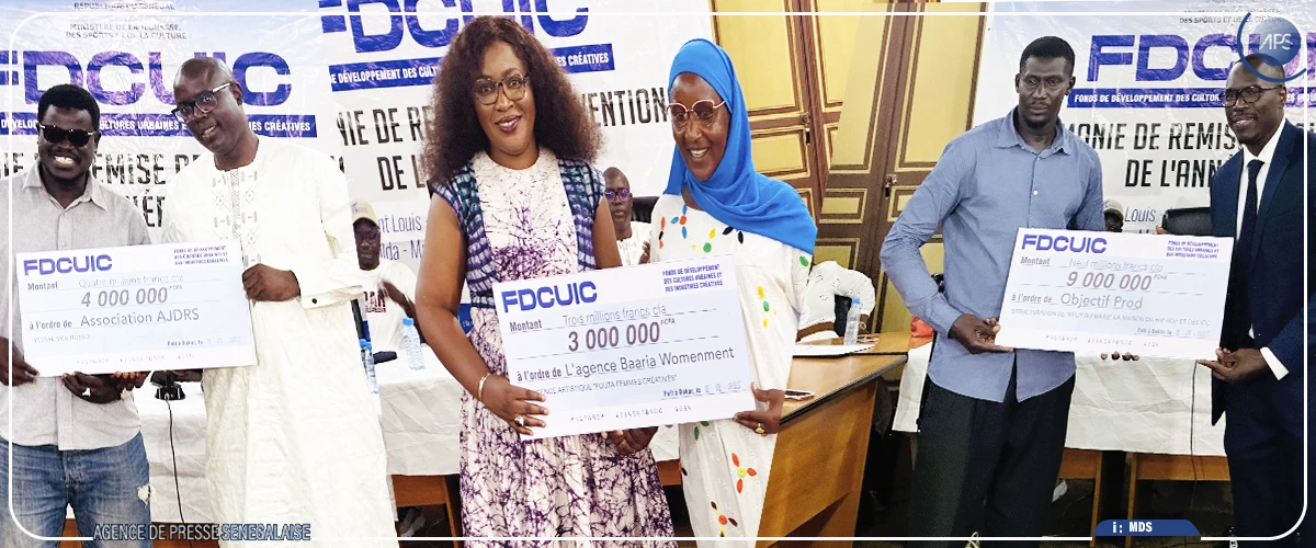 Cultures urbaines et industries créatives : une subvention de 60 millions CFA à des porteurs de projets de la zone nord