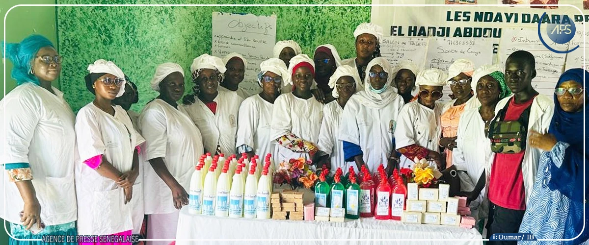 Diourbel : des marraines d’écoles coraniques formées à la production de savons et d’eau de javel