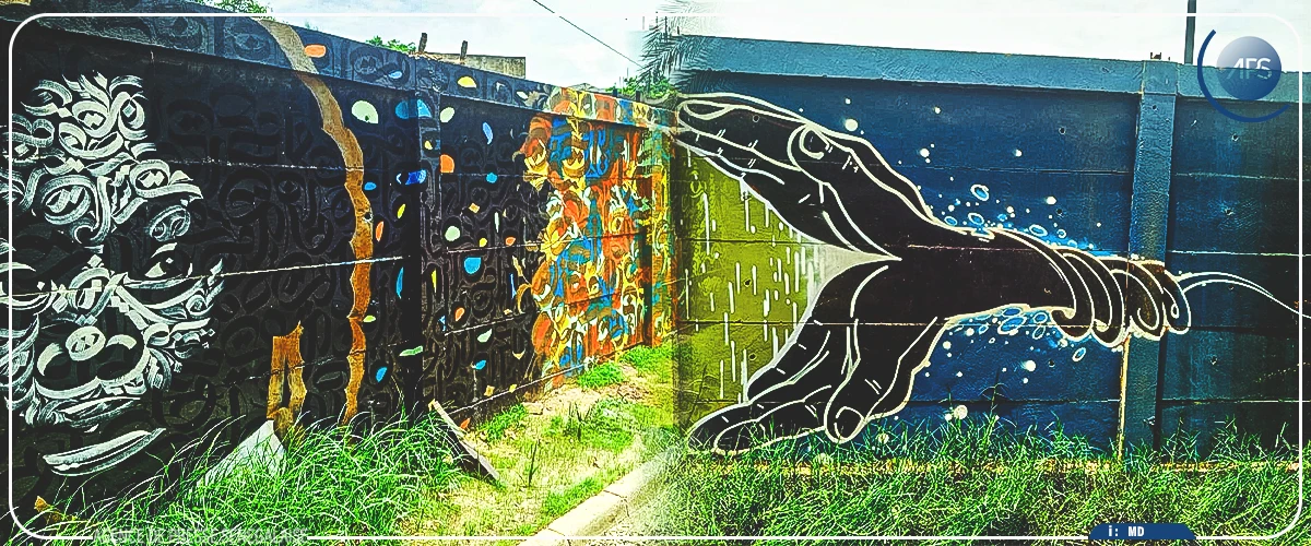 Le mur de graffiti le plus long au monde réalisé à la caserne Samba Diéry Diallo