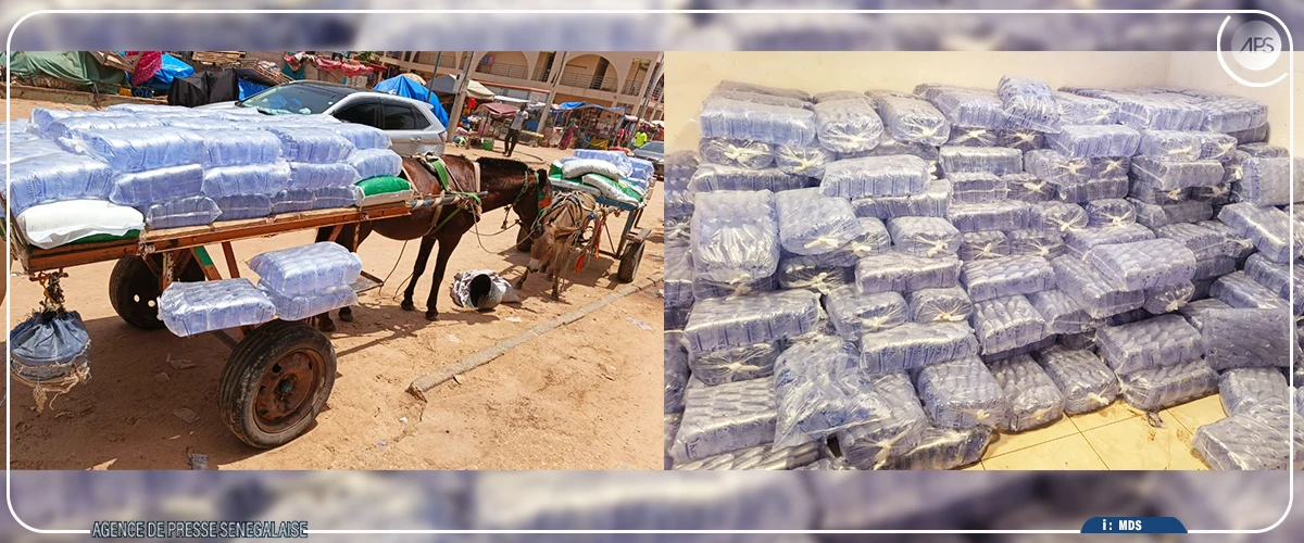 Gamou de Médina Baye : l’AS Saloum offre mille sachets d’eau et des sacs de riz aux fidèles