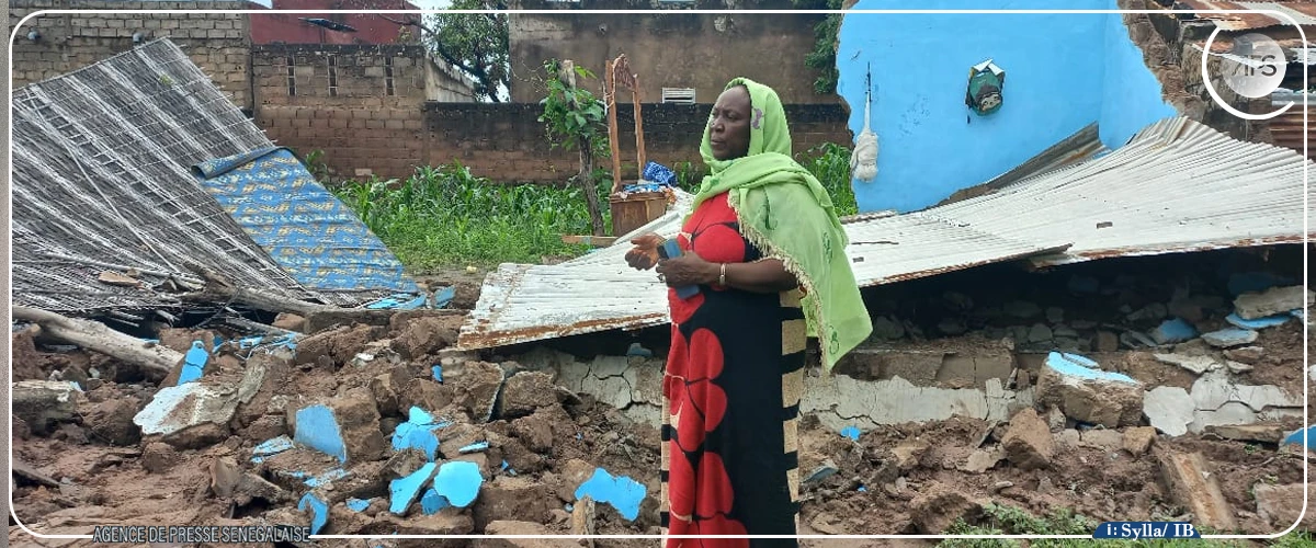 Tambacounda : plusieurs maisons et ateliers impactés par la crue des eaux du Mamacounda