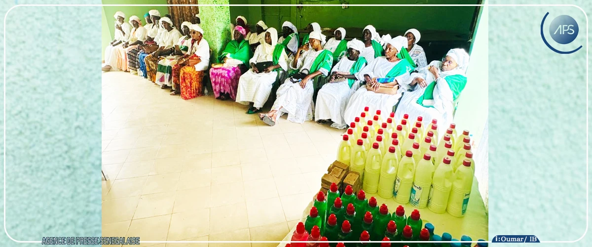 Diourbel : des marraines d’écoles coraniques formées à la production de savons et d’eau de javel
