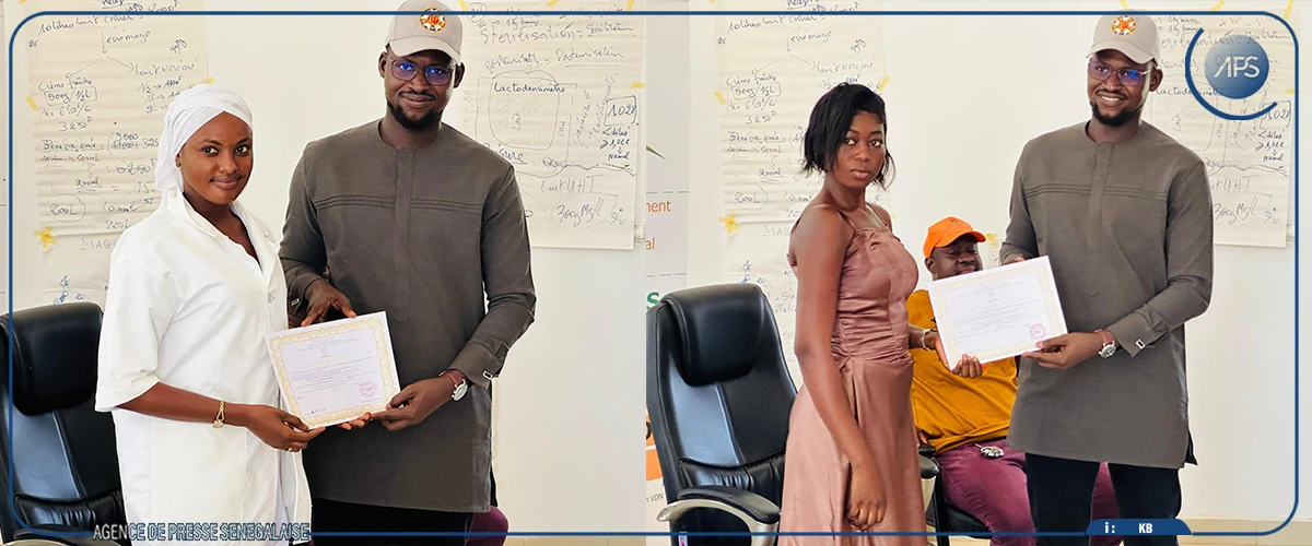 Saint-Louis : 25 jeunes formés en transformation laitière