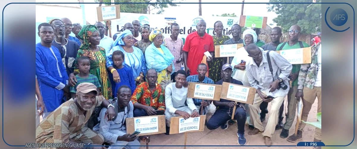 Koungheul : une association reboise 1259 plants dans les communes du département