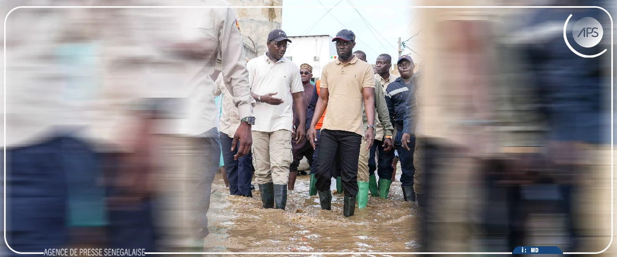 Inondations : à Thiaroye-sur-Mer, le président de la République annonce des ‘’mesures urgentes’’ visant à soulager les sinistrés