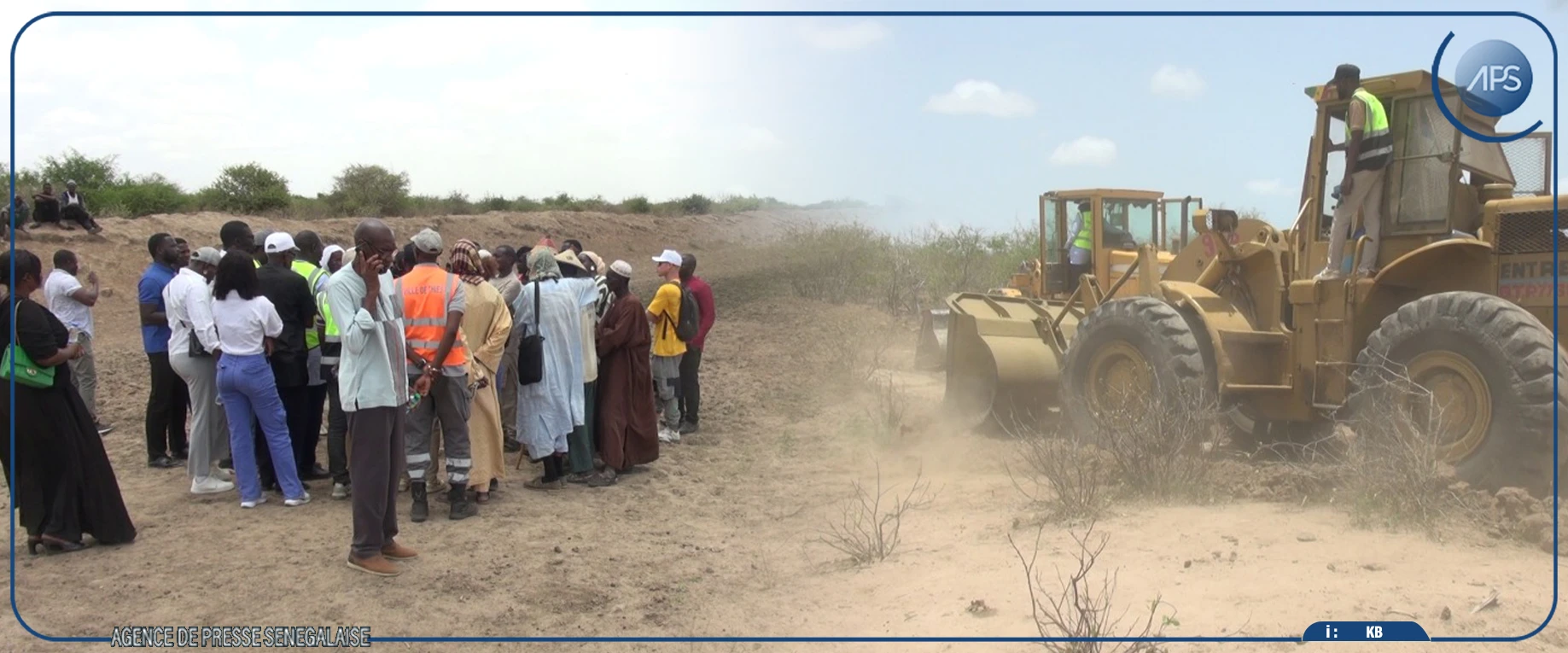 Thiès : Babacar Diop lance les travaux de curage et d'agrandissement d'un bassin de rétention d'eau pluviale