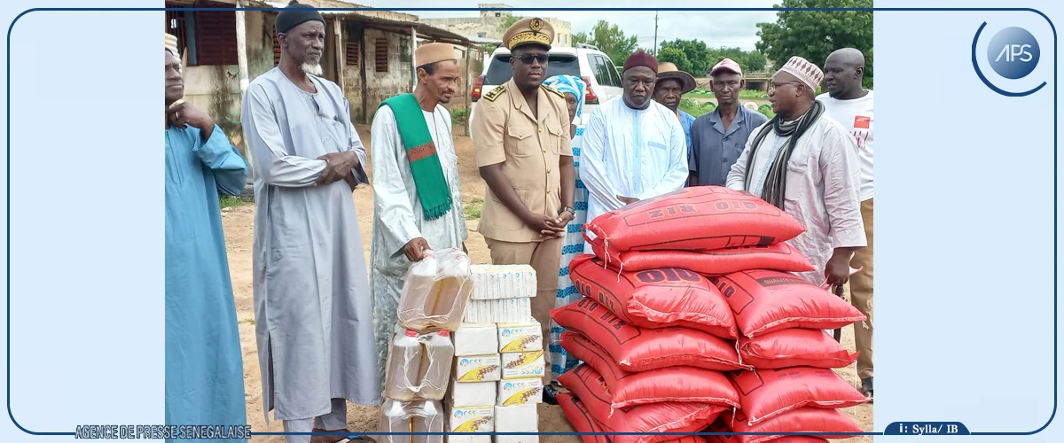 Tambacounda : des vivres remis à 300 ménages touchés par les inondations