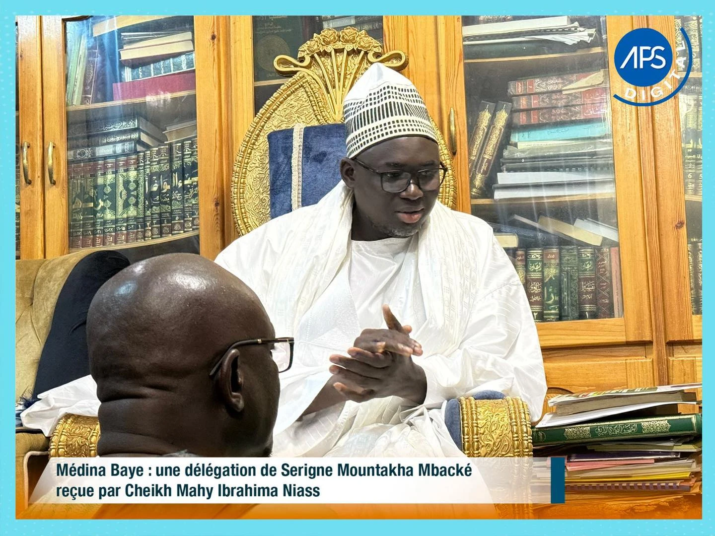 Médina Baye : une délégation de Sergine Mountakha Mbacké reçue par Cheikh Mahy Ibrahima Niass