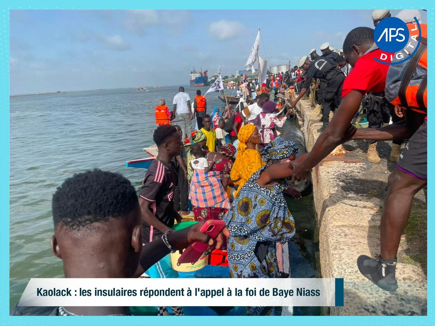 Kaolack : les insulaires répondent à l'appel à la foi de Baye Niass