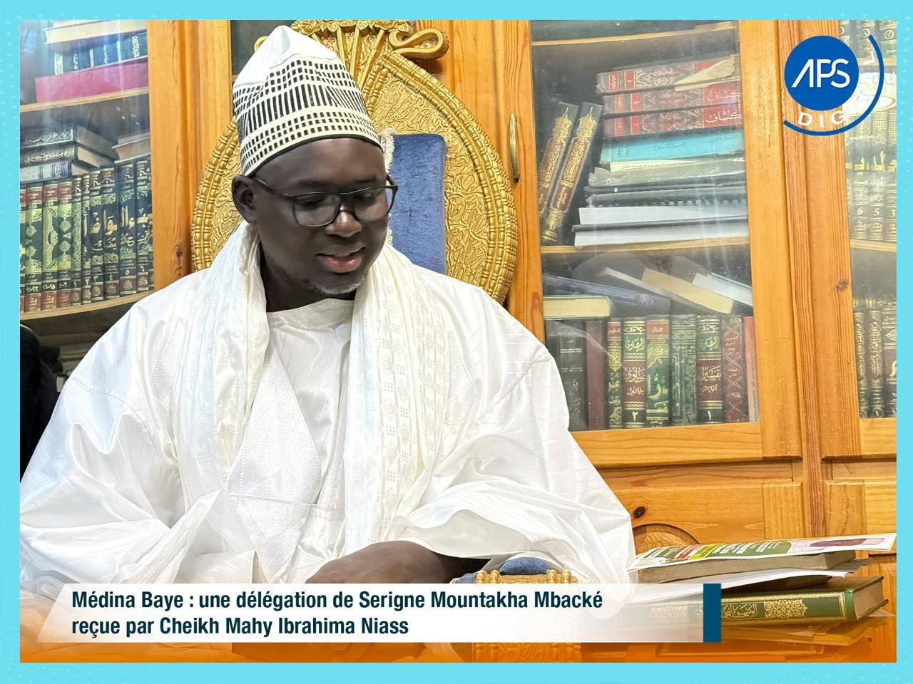 Médina Baye : une délégation de Sergine Mountakha Mbacké reçue par Cheikh Mahy Ibrahima Niass