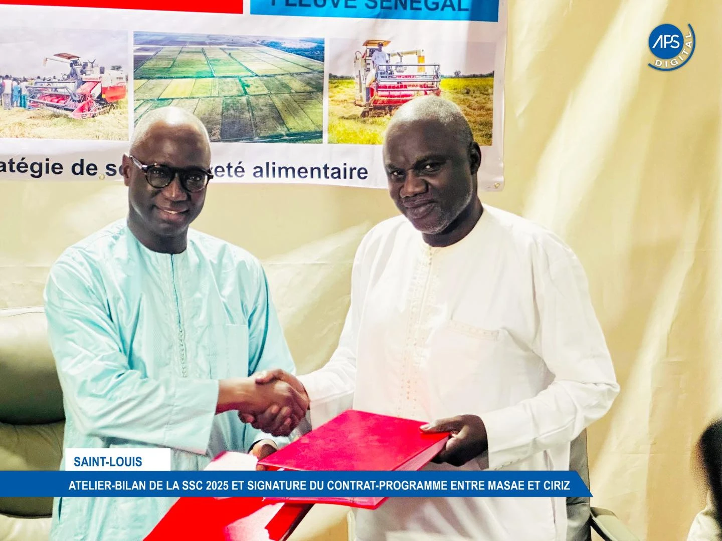 Saint-Louis : Atelier - Bilan de la SSC 2025 et signature de contrat - programme entre MASAE et CIRIZ