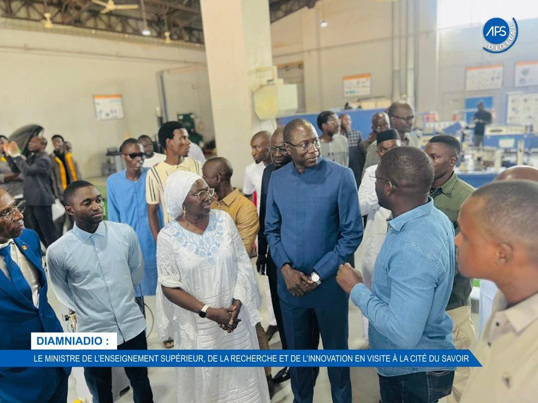 Diamniadio : Le ministre de l’enseignement supérieur , de la recherche et de l’innovation en visite à la cité du savoir 