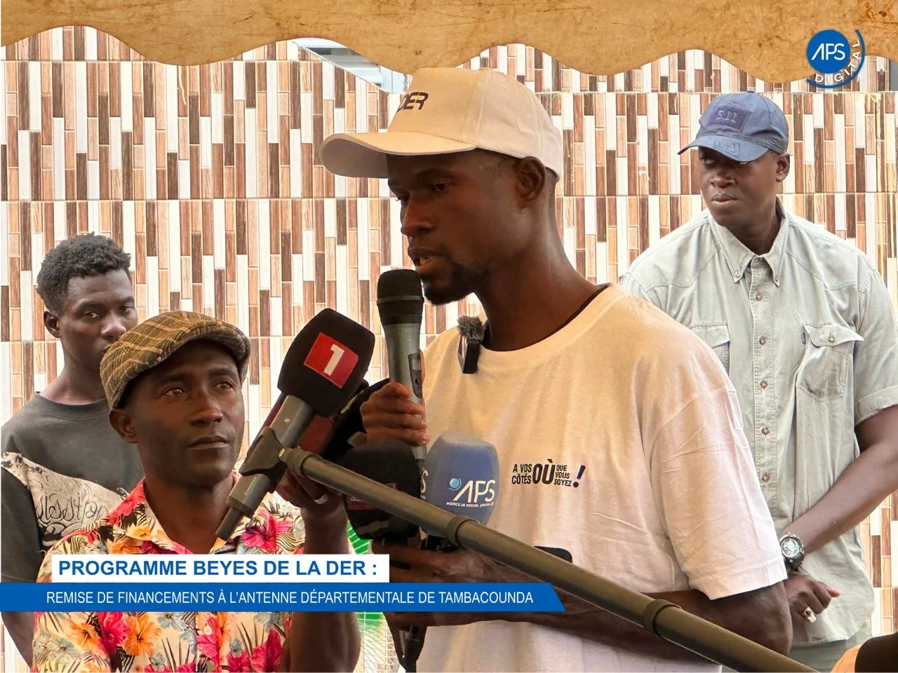 Programme Beyes de la Der : remise de financement à l'antenne départementale de Tambacounda 