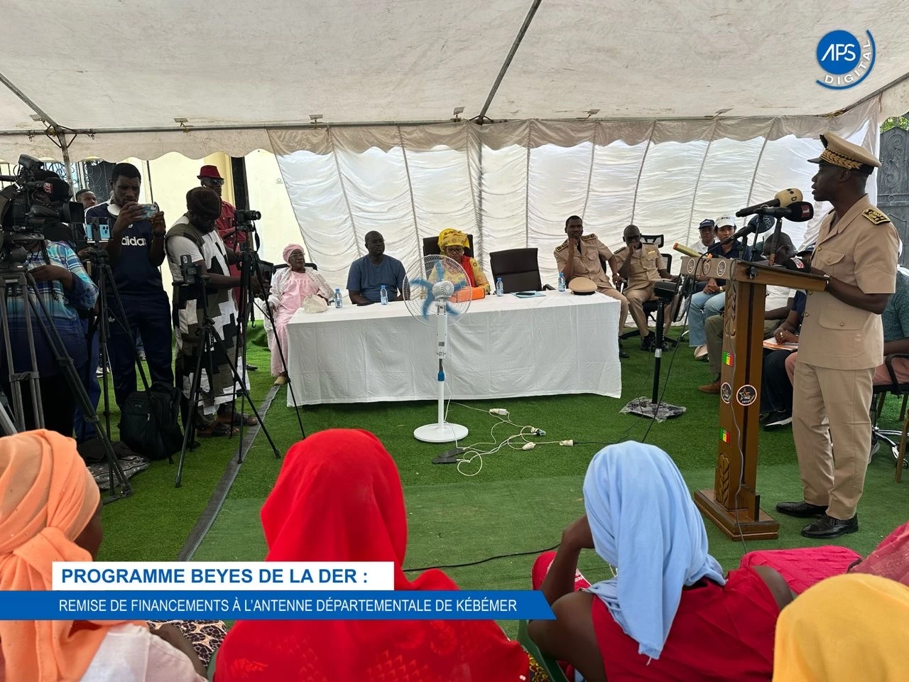 Programme Beyes de la DER : Remise de financement à l'antenne départementale de kébémer