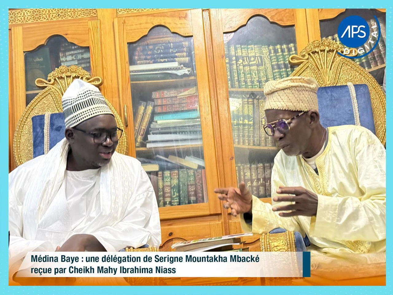 Médina Baye : une délégation de Sergine Mountakha Mbacké reçue par Cheikh Mahy Ibrahima Niass