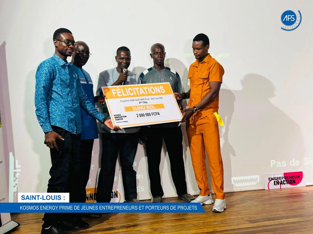 Saint-Louis : Kosmos Energy prime de jeunes entrepreneurs et porteurs de projets 