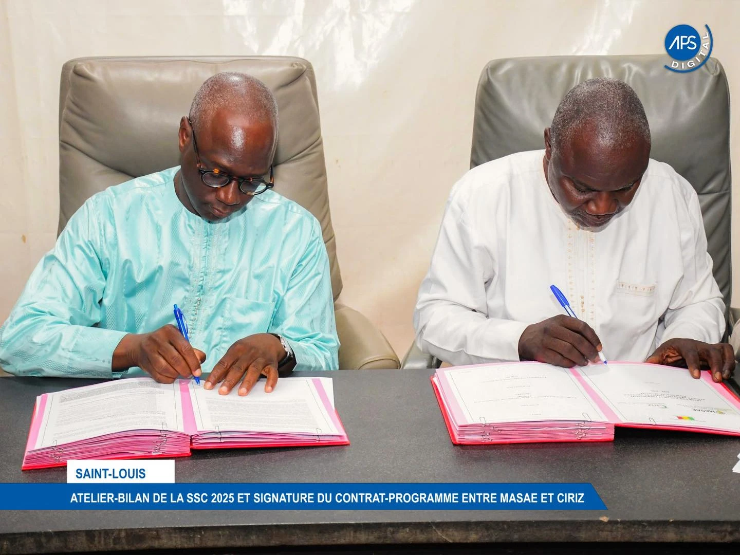 Saint-Louis : Atelier - Bilan de la SSC 2025 et signature de contrat - programme entre MASAE et CIRIZ