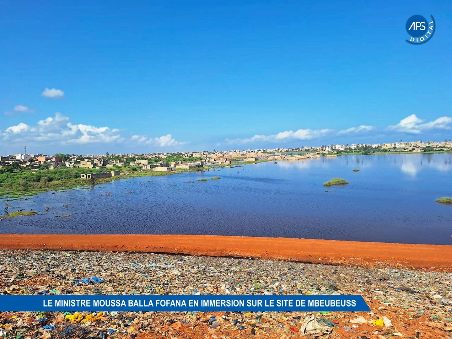 Le ministre Moussa Balla Fofana en immersion sur le site de Mbeubeuss