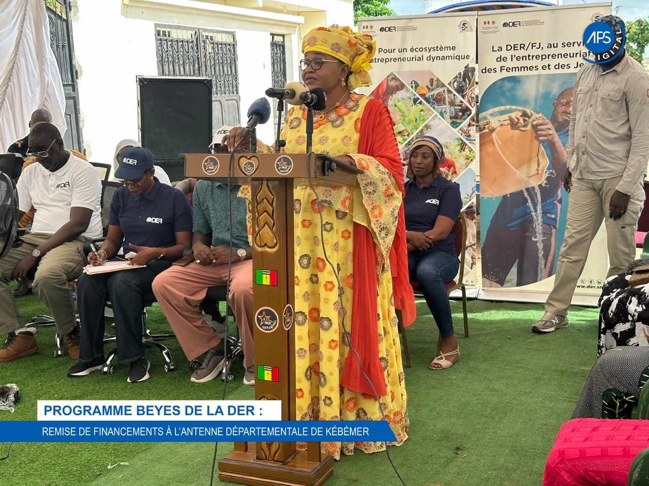 Programme Beyes de la DER : Remise de financement à l'antenne départementale de kébémer
