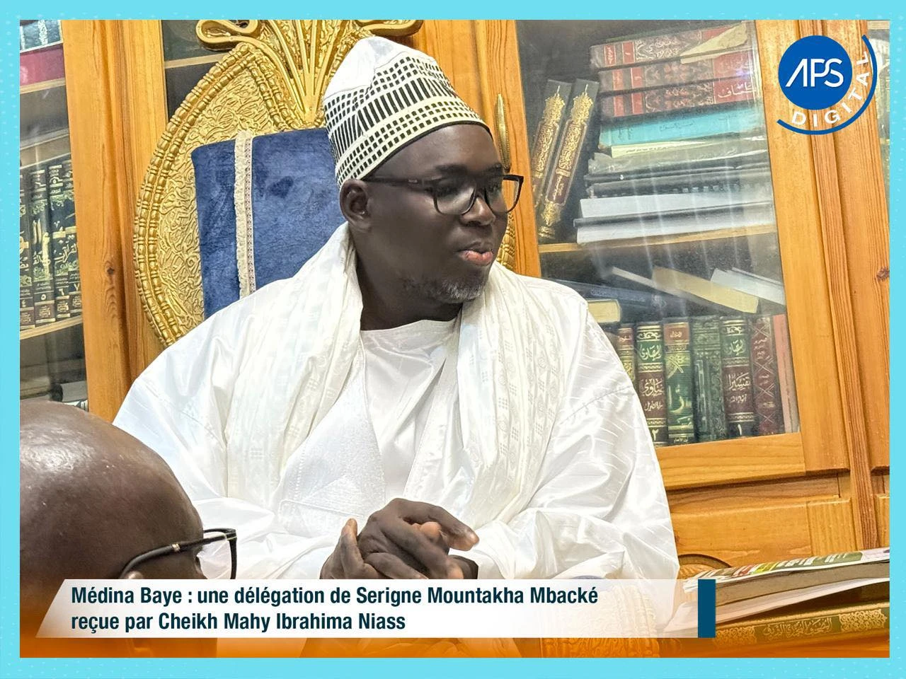 Médina Baye : une délégation de Sergine Mountakha Mbacké reçue par Cheikh Mahy Ibrahima Niass