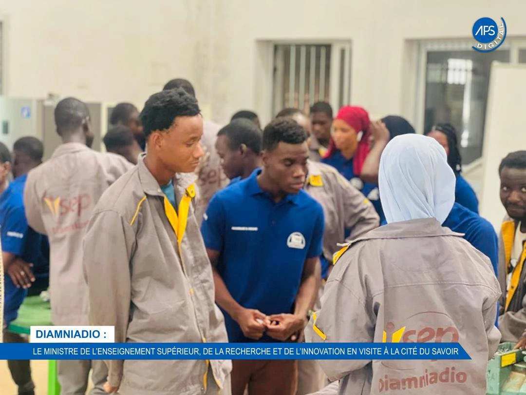 Diamniadio : Le ministre de l'enseignement supérieur , de la recherche et de l'innovation en visite à la cité du savoir 