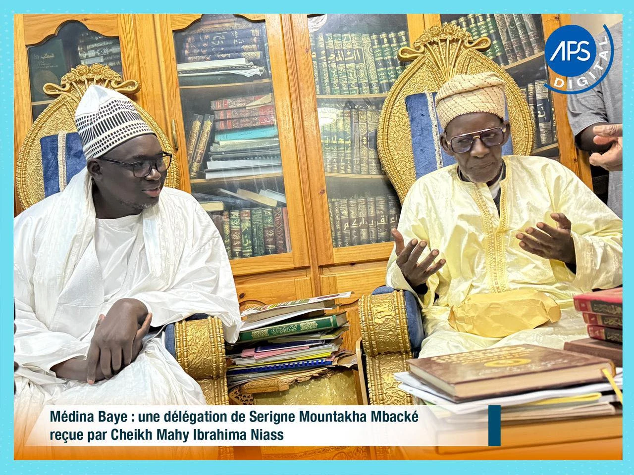 Médina Baye : une délégation de Sergine Mountakha Mbacké reçue par Cheikh Mahy Ibrahima Niass