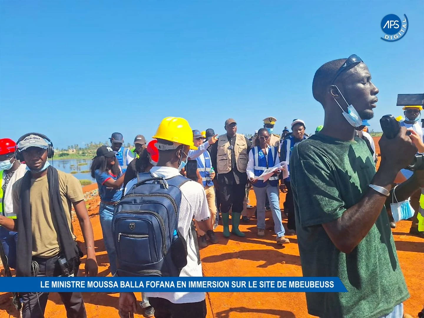 Le ministre Moussa Balla Fofana en immersion sur le site de Mbeubeuss