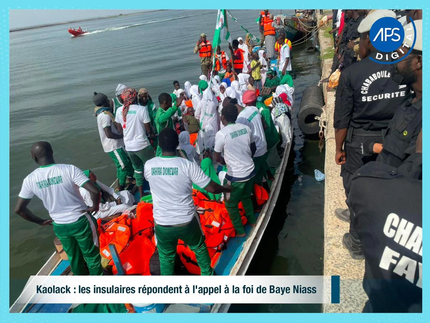 Kaolack : les insulaires répondent à l'appel à la foi de Baye Niass