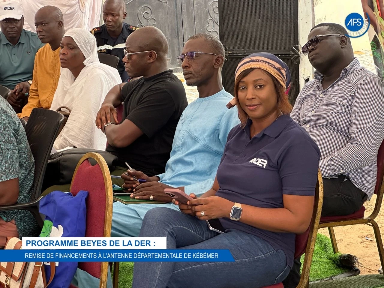 Programme Beyes de la DER : Remise de financement à l'antenne départementale de kébémer