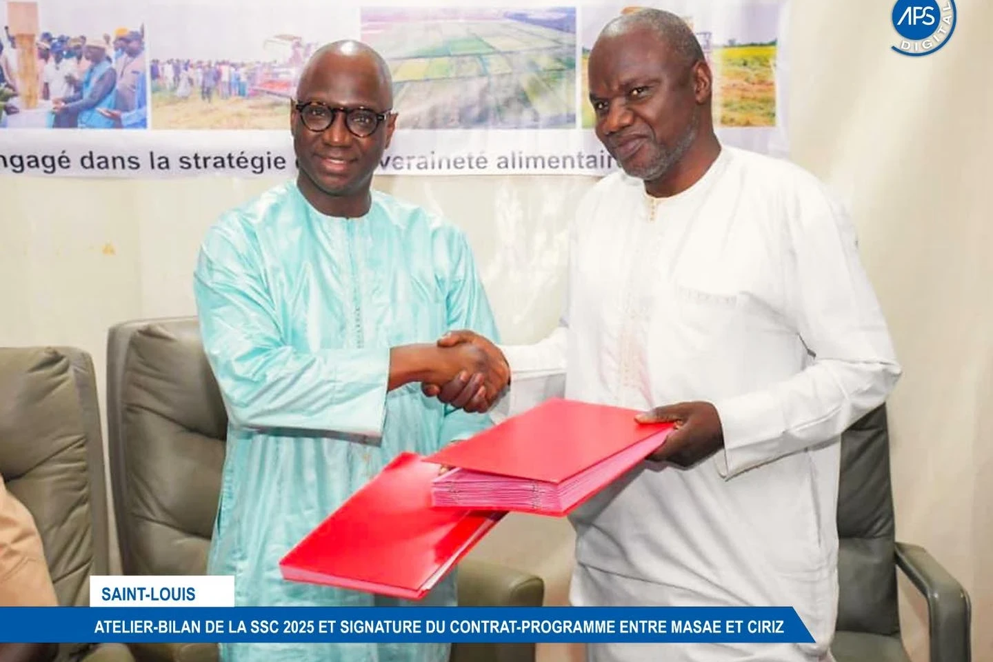 Saint-Louis : Atelier – Bilan de la SSC 2025 et signature de contrat – programme entre MASAE et CIRIZ